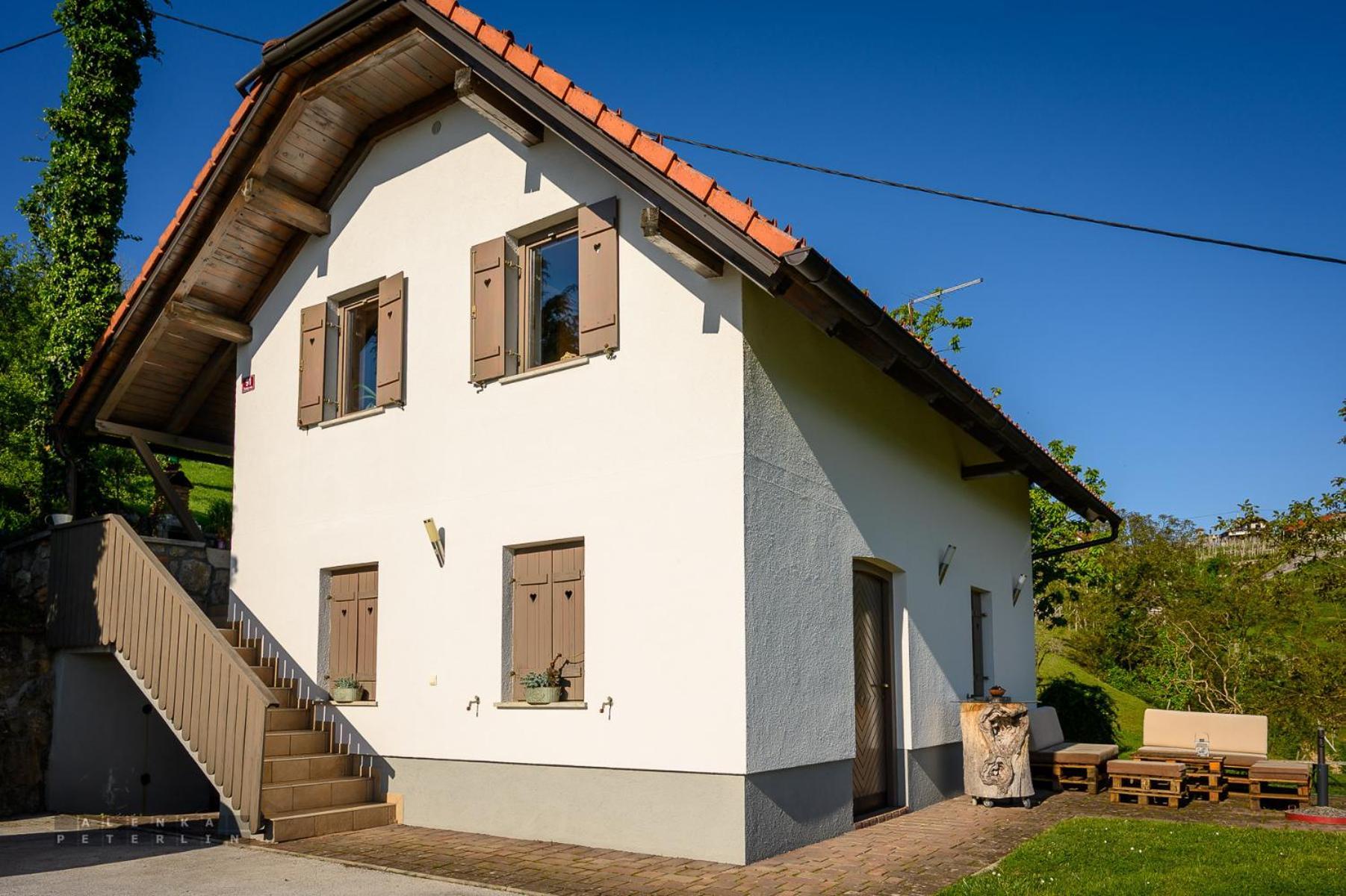 Vineyard Cottage Klemencic Novo Mesto Eksteriør bilde